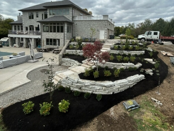 Simes Hardscape - Resized Outdoor Patio Installaltion